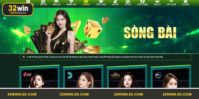 Các điểm nổi bật tạo nên sức hút của Casino 32Win