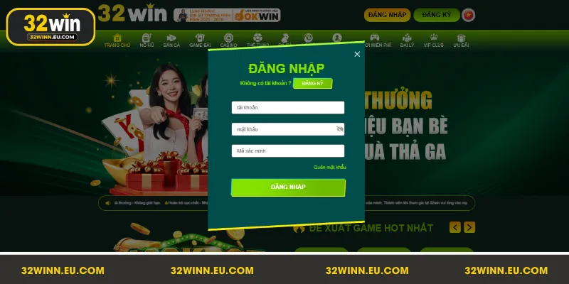 Cách đăng nhập 32WIN nhanh chóng dành cho hội viên