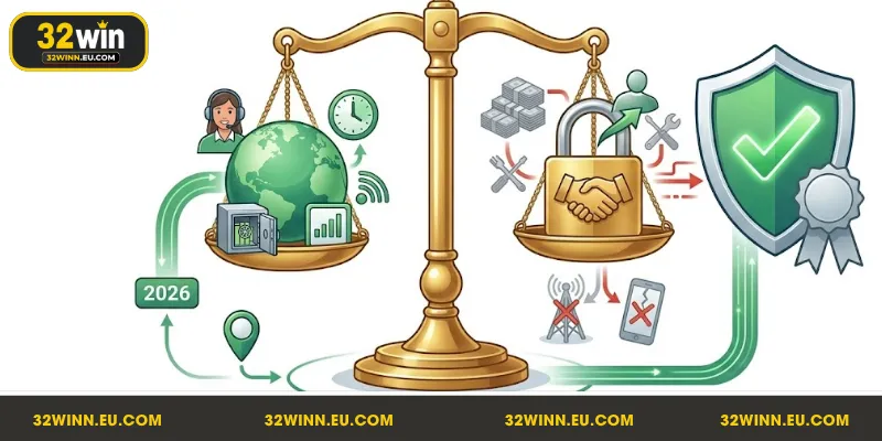 Điều kiện và điều khoản về miễn trừ trách nhiệm và xử lý vi phạm tại 32Win